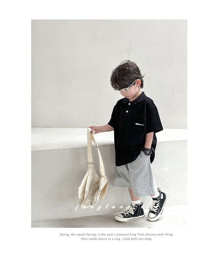 Playera Infantil y Juvenil Estilo Coreano para Niños - Image 11