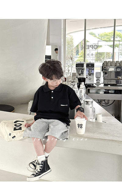 Playera Infantil y Juvenil Estilo Coreano para Niños - Image 12