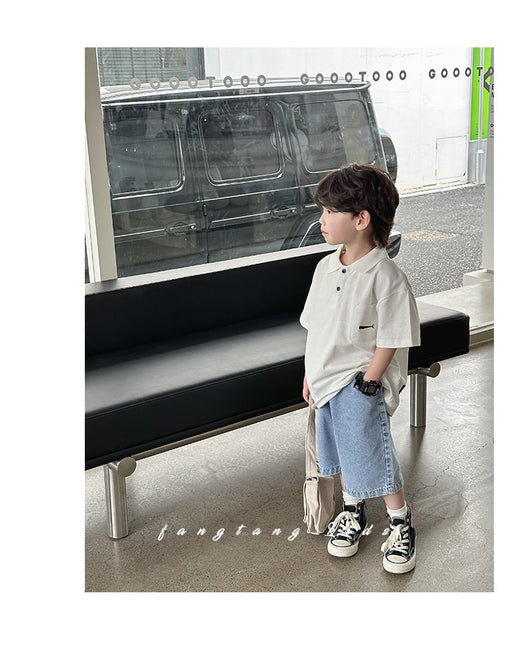 Playera Infantil y Juvenil Estilo Coreano para Niños - Image 13