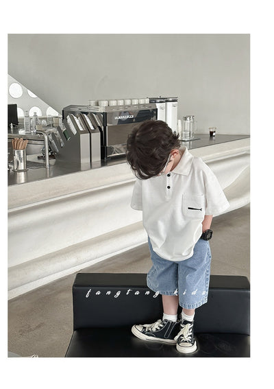 Playera Infantil y Juvenil Estilo Coreano para Niños - Image 17