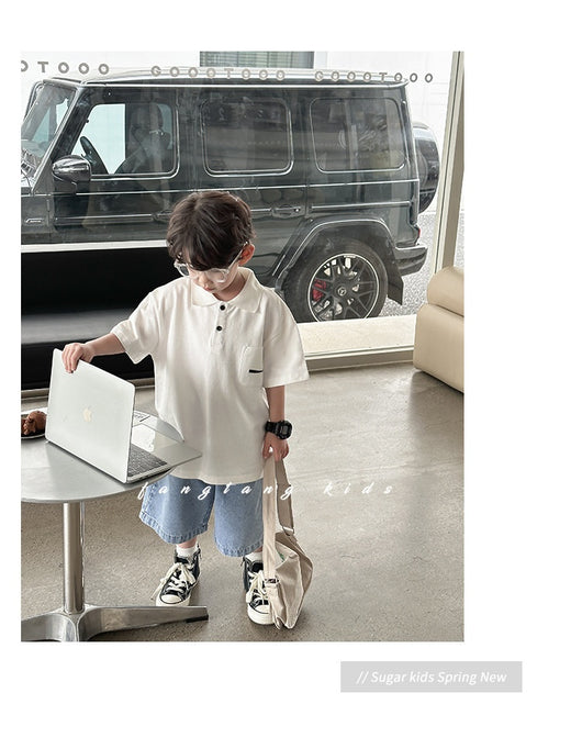 Playera Infantil y Juvenil Estilo Coreano para Niños - Image 20