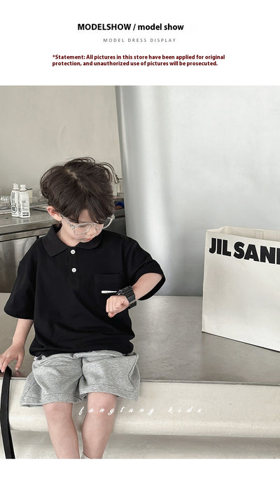 Playera Infantil y Juvenil Estilo Coreano para Niños - Image 23