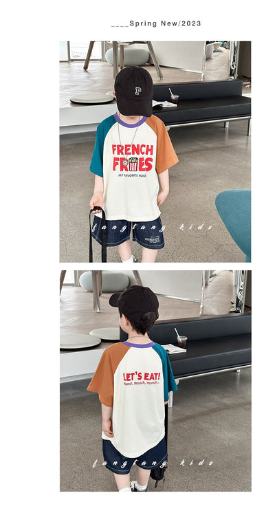 Playera Infantil Patchwork Street Style - Diseño Moderno y Versátil - Image 10