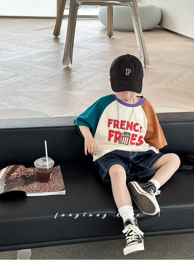 Playera Infantil Patchwork Street Style - Diseño Moderno y Versátil - Image 12