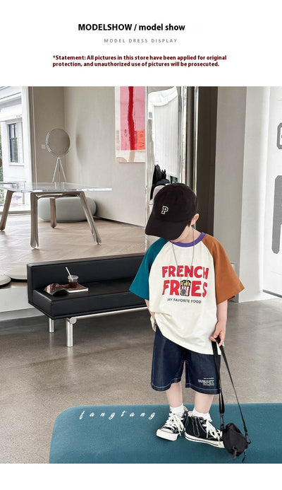 Playera Infantil Patchwork Street Style - Diseño Moderno y Versátil - Image 15
