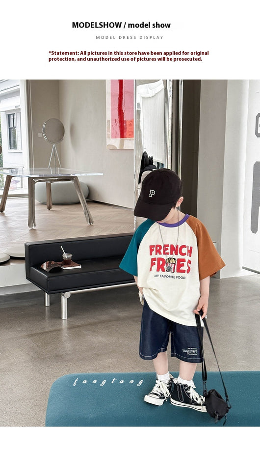 Playera Infantil Patchwork Street Style - Diseño Moderno y Versátil - Image 15