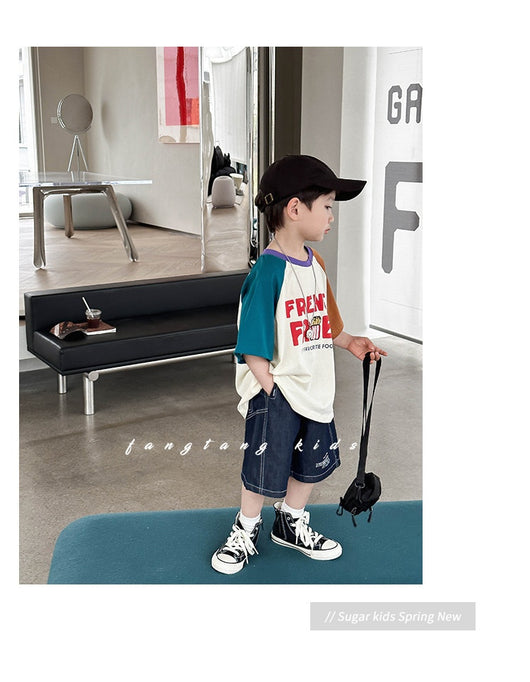 Playera Infantil Patchwork Street Style - Diseño Moderno y Versátil - Image 18