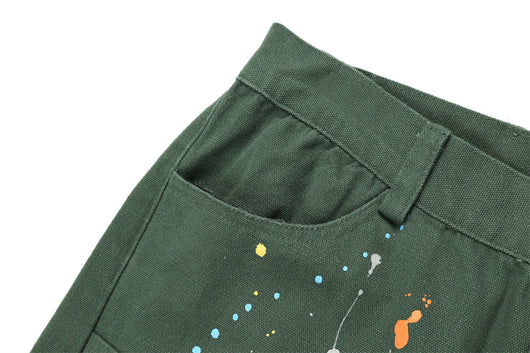 Pantalones Rectos con Diseño Splash de Pintura Artística - Image 32