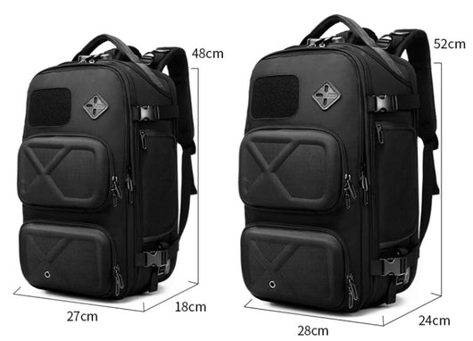 Mochila de Viaje Impermeable con Carga USB y Gran Capacidad - Image 8
