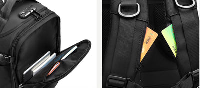 Mochila de Viaje Impermeable con Carga USB y Gran Capacidad - Image 10