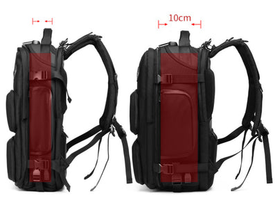 Mochila de Viaje Impermeable con Carga USB y Gran Capacidad - Image 13