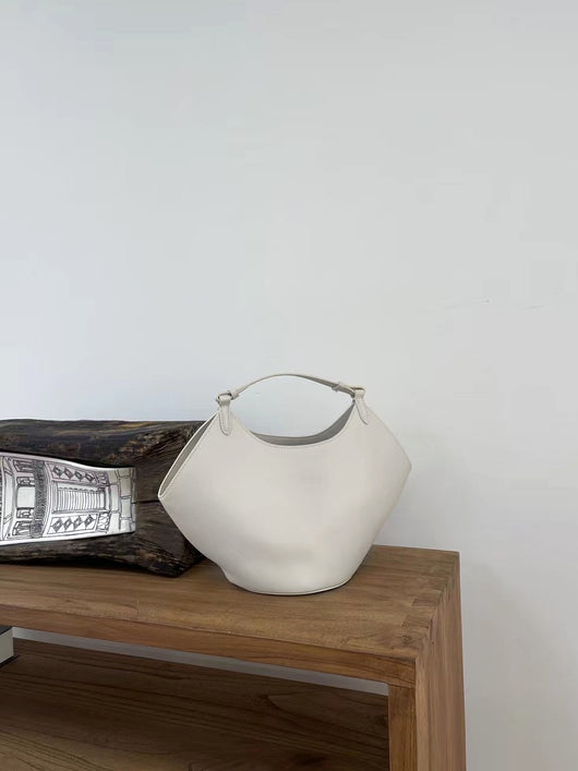 Bolso Bucket de Cuero Genuino Ante Esmerilado Gran Capacidad - Image 69