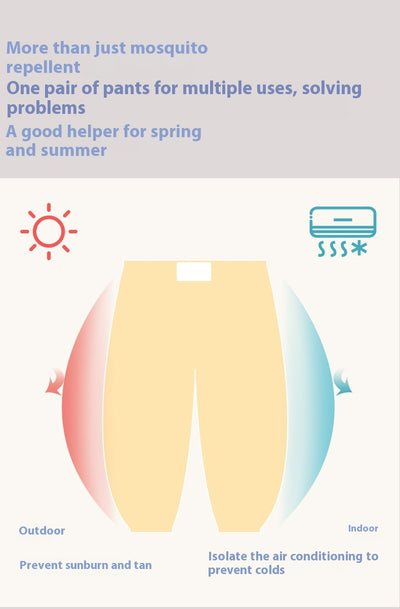 Pantalones Anti Mosquito para Bebé - Algodón Ligero Verano con Puños Ajustables - Image 12