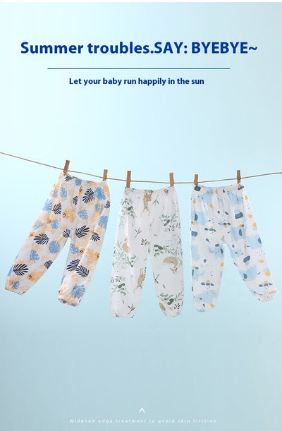 Pantalones Anti Mosquito para Bebé - Algodón Ligero Verano con Puños Ajustables - Image 20