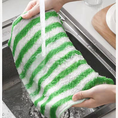Paño de Cocina de Fibra de Bambú Absorbente sin Residuos de Aceite - Image 25