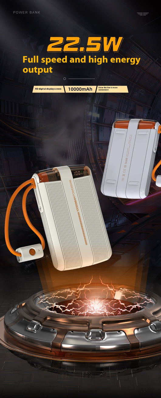 Banco de Energía 225W con Cable Integrado - Carga Ultrarrápida Portátil - Image 10