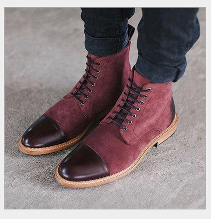 Botas Martin Cordones Tacón Bajo Primavera - Estilo Casual Versátil - Image 8