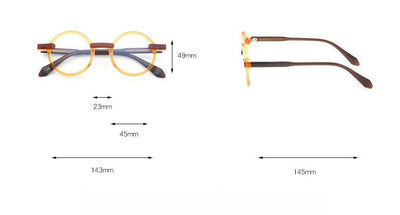 Gafas Retro Marco Grande Estilo Europeo Lentes Transparentes - Image 30