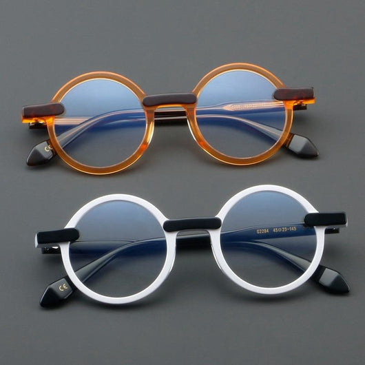 Gafas Retro Marco Grande Estilo Europeo Lentes Transparentes - Image 41