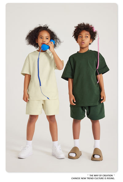 Camiseta Infantil y Juvenil Tonos Tierra - Algodón Pesado 305g - Image 39