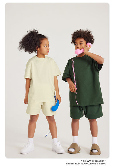 Camiseta Infantil y Juvenil Tonos Tierra - Algodón Pesado 305g - Image 43