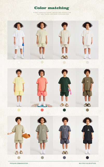 Camiseta Infantil y Juvenil Tonos Tierra - Algodón Pesado 305g - Image 45