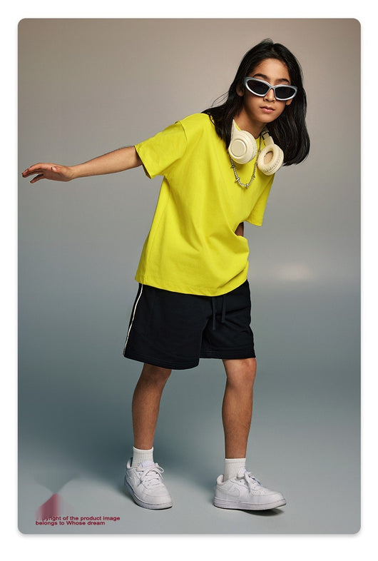 Shorts Deportivos Infantiles Básicos Talla Mediana y Grande - Image 13