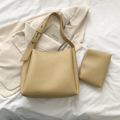 Bolsa Tote Combinada de Hombro para Mujer - Espaciosa y Versátil - Image 40