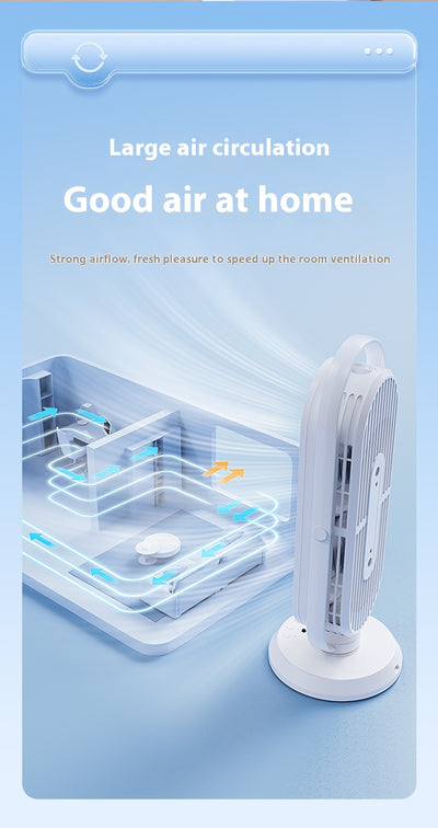 Ventilador de Escritorio con Humidificador, Control Remoto y Función Oscilante - Image 13