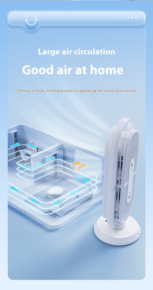 Ventilador de Escritorio con Humidificador, Control Remoto y Función Oscilante - Image 13