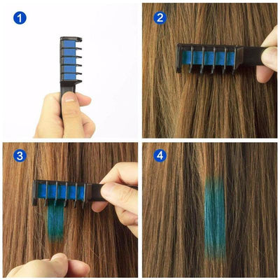Tiza de Color Temporal para Cabello con Aplicador - Set Desechable - Image 28