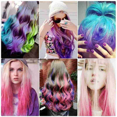 Tiza de Color Temporal para Cabello con Aplicador - Set Desechable - Image 34