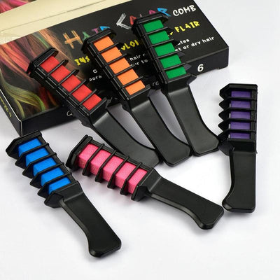 Tiza de Color Temporal para Cabello con Aplicador - Set Desechable - Image 35