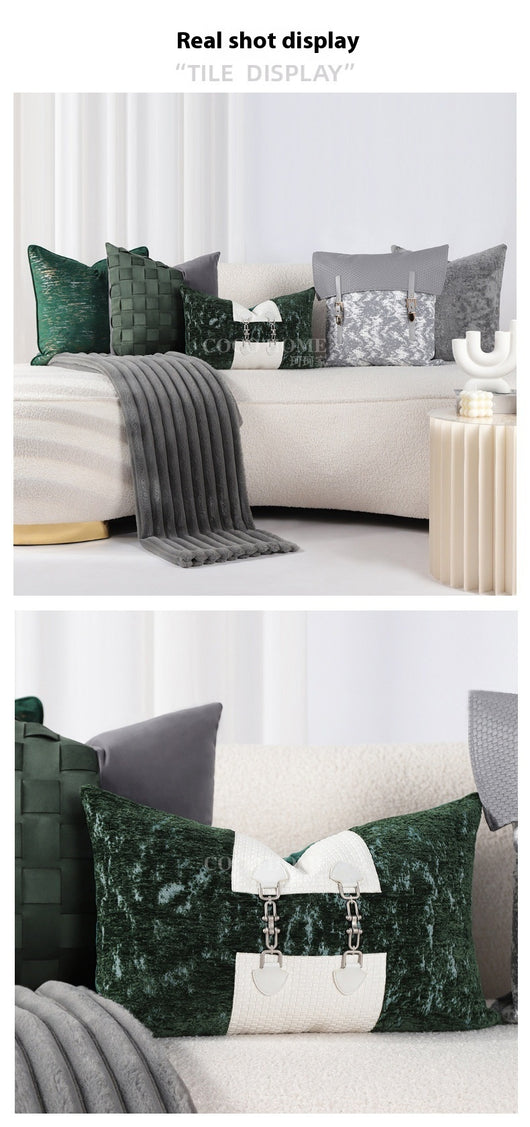 Funda de Almohada Retro Verde - Lujo Accesible para tu Dormitorio - Image 19