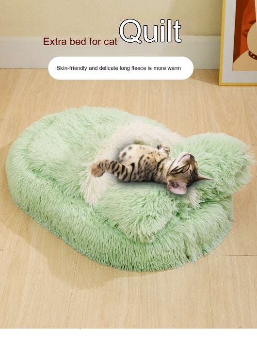 Cama Térmica Ovalada de Lana para Mascotas - Nido Acogedor Invierno - Image 21