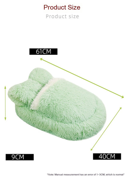 Cama Térmica Ovalada de Lana para Mascotas - Nido Acogedor Invierno - Image 25