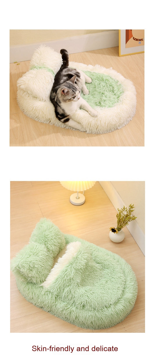 Cama Térmica Ovalada de Lana para Mascotas - Nido Acogedor Invierno - Image 29
