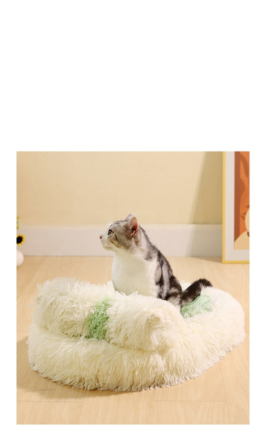 Cama Térmica Ovalada de Lana para Mascotas - Nido Acogedor Invierno - Image 31