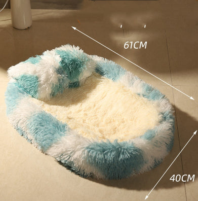 Cama Térmica Ovalada de Lana para Mascotas - Nido Acogedor Invierno - Image 34