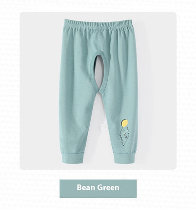 Pantalones de Algodón Puro con Abertura Frontal para Bebé Niño - Image 18