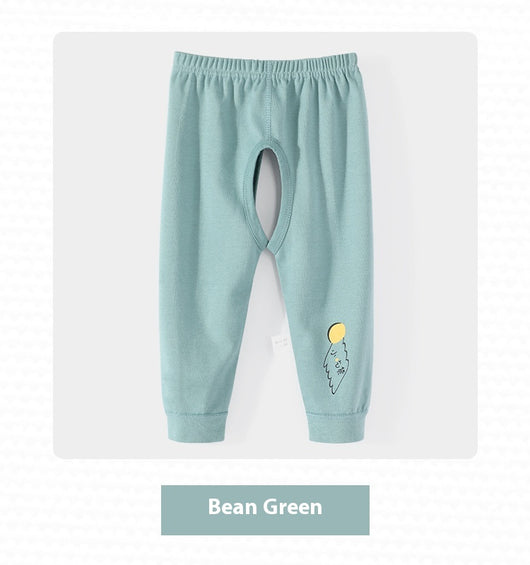 Pantalones de Algodón Puro con Abertura Frontal para Bebé Niño - Image 18