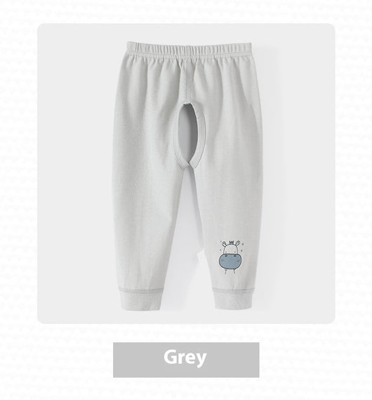 Pantalones de Algodón Puro con Abertura Frontal para Bebé Niño - Image 20
