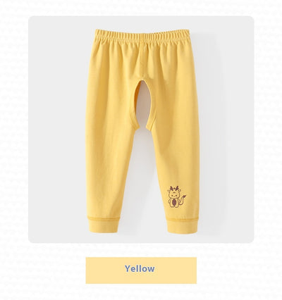 Pantalones de Algodón Puro con Abertura Frontal para Bebé Niño - Image 24