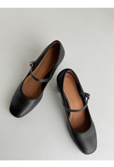 Tacones Altos de Cuero Premium Estilo Retro Francés - Image 25