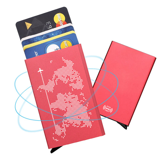 Billetera Metálica Anti-RFID con Estuche Automático Ultra Delgada - Image 9