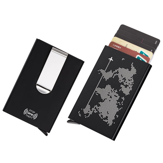 Billetera Metálica Anti-RFID con Estuche Automático Ultra Delgada - Image 13
