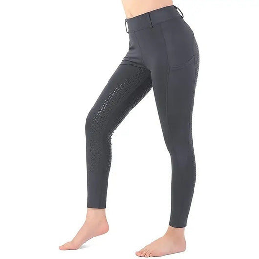 Pantalones Ecuestres Otoño-Invierno de Alto Rendimiento para Adultos y Niños - Image 18