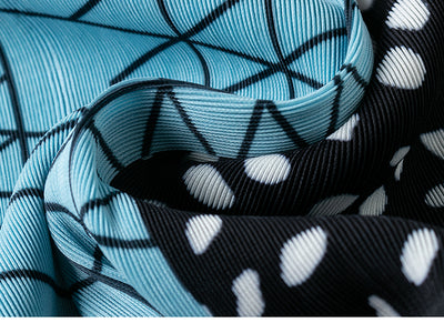 Vestido Talla Grande Plisado con Estampado - Corte A Suelto - Image 11
