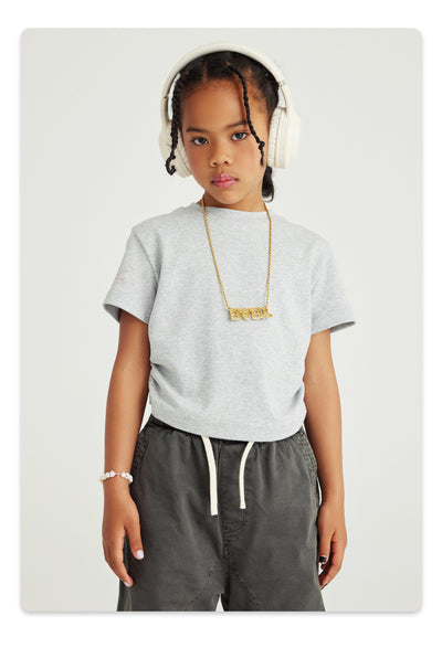 Blusa Escolar Niña Cintura Plisada Manga Corta Color Sólido - Image 20