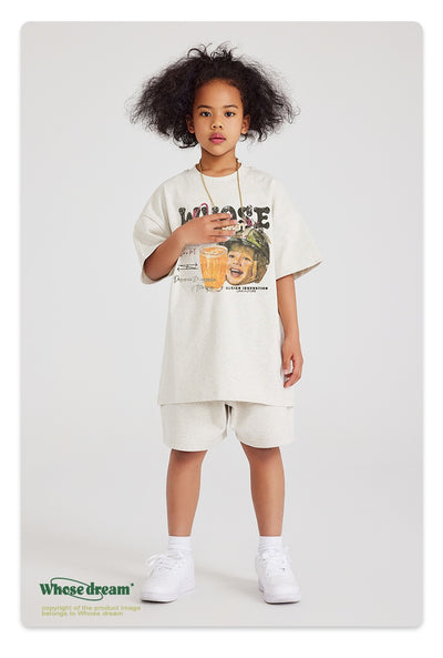 Playera Infantil Estampada con Diseño Cartoon Lavado Distressed - Image 10